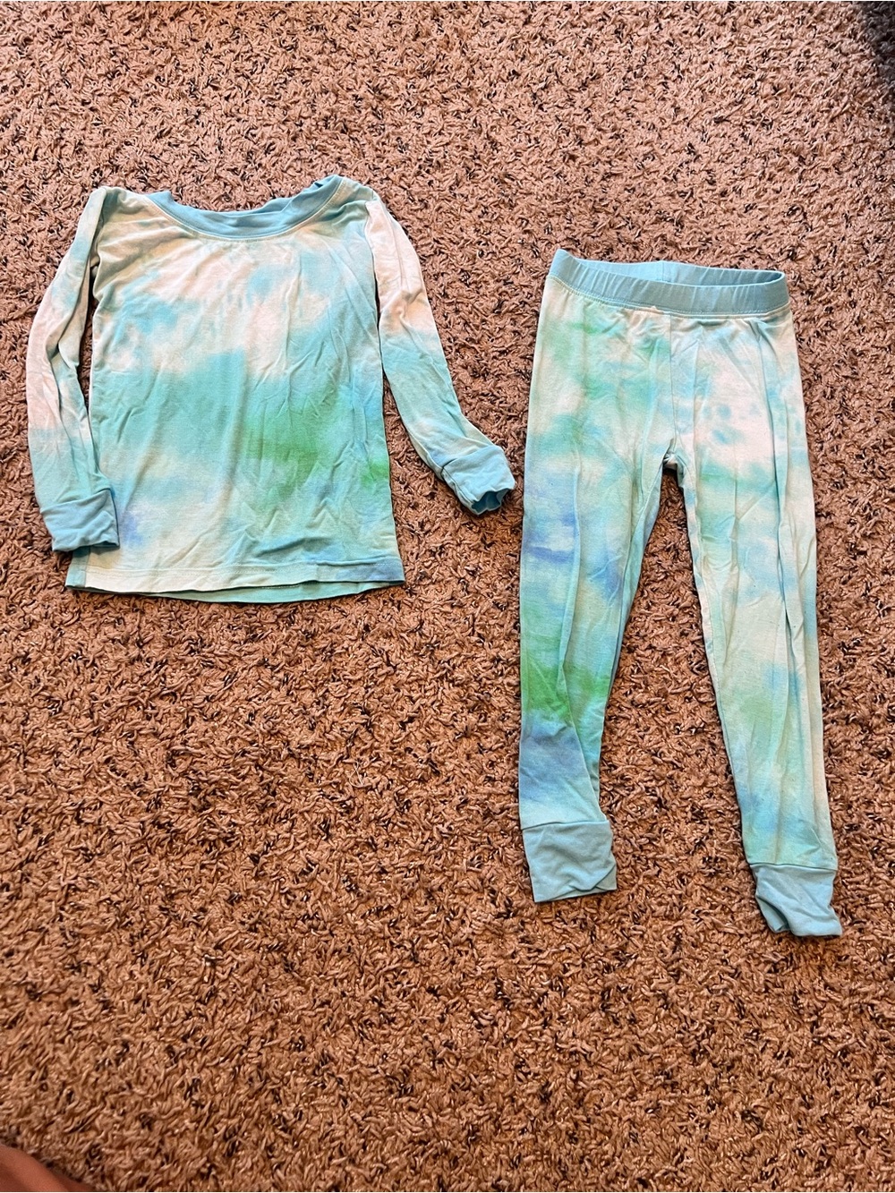 Little Sleepies 18-24 Months Tidal Pool Watercolor Pajamas